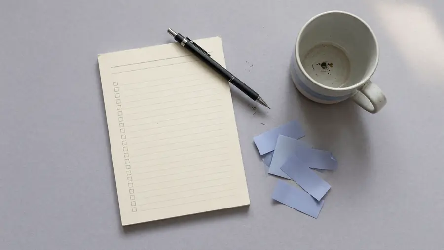 Checklist notepad