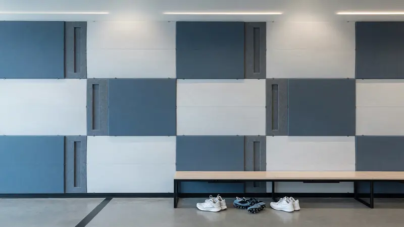 Facility identity wall
